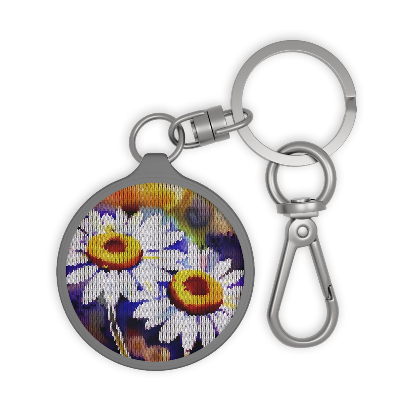 Keyring Tag: BALEIJO Knitastic Daisies Collection 01