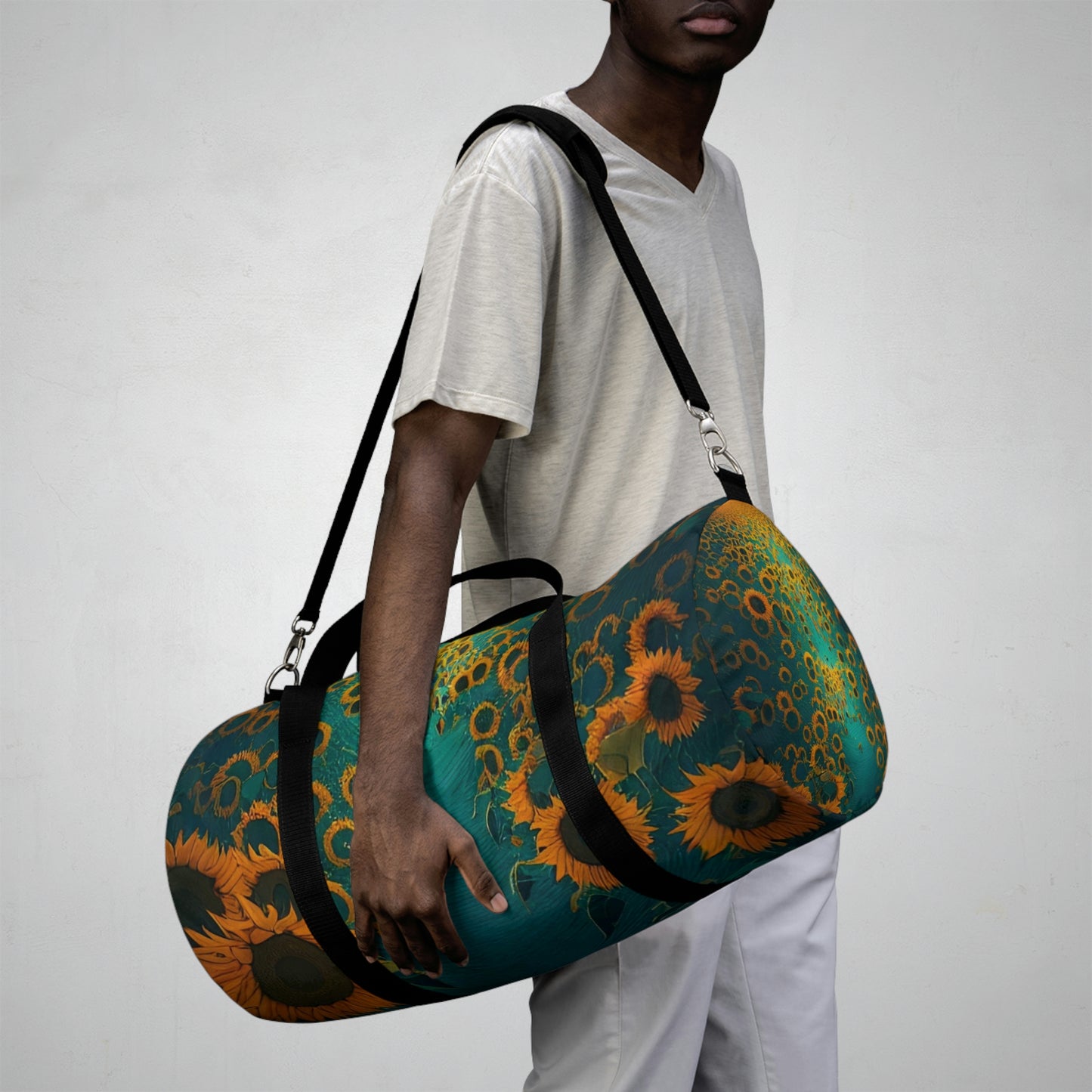 Duffel Bag: BALEIJO Walk Among the Sunflowers Collection