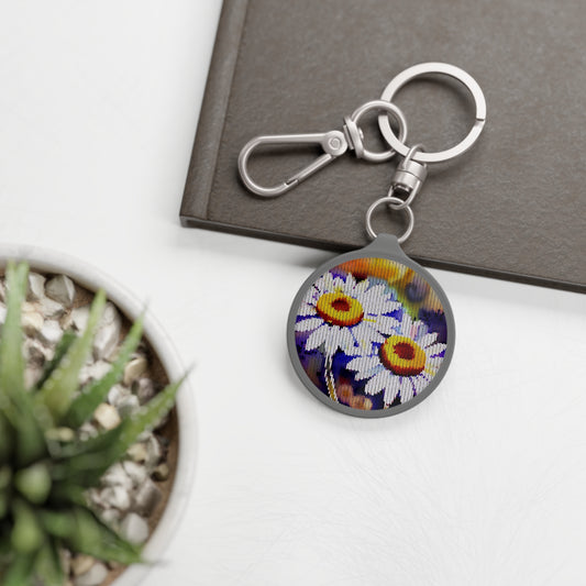 Keyring Tag: BALEIJO Knitastic Daisies Collection 01