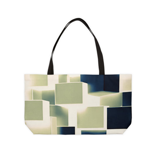 Weekender Tote Bag: BALEIJO Block Pattern Collection 02