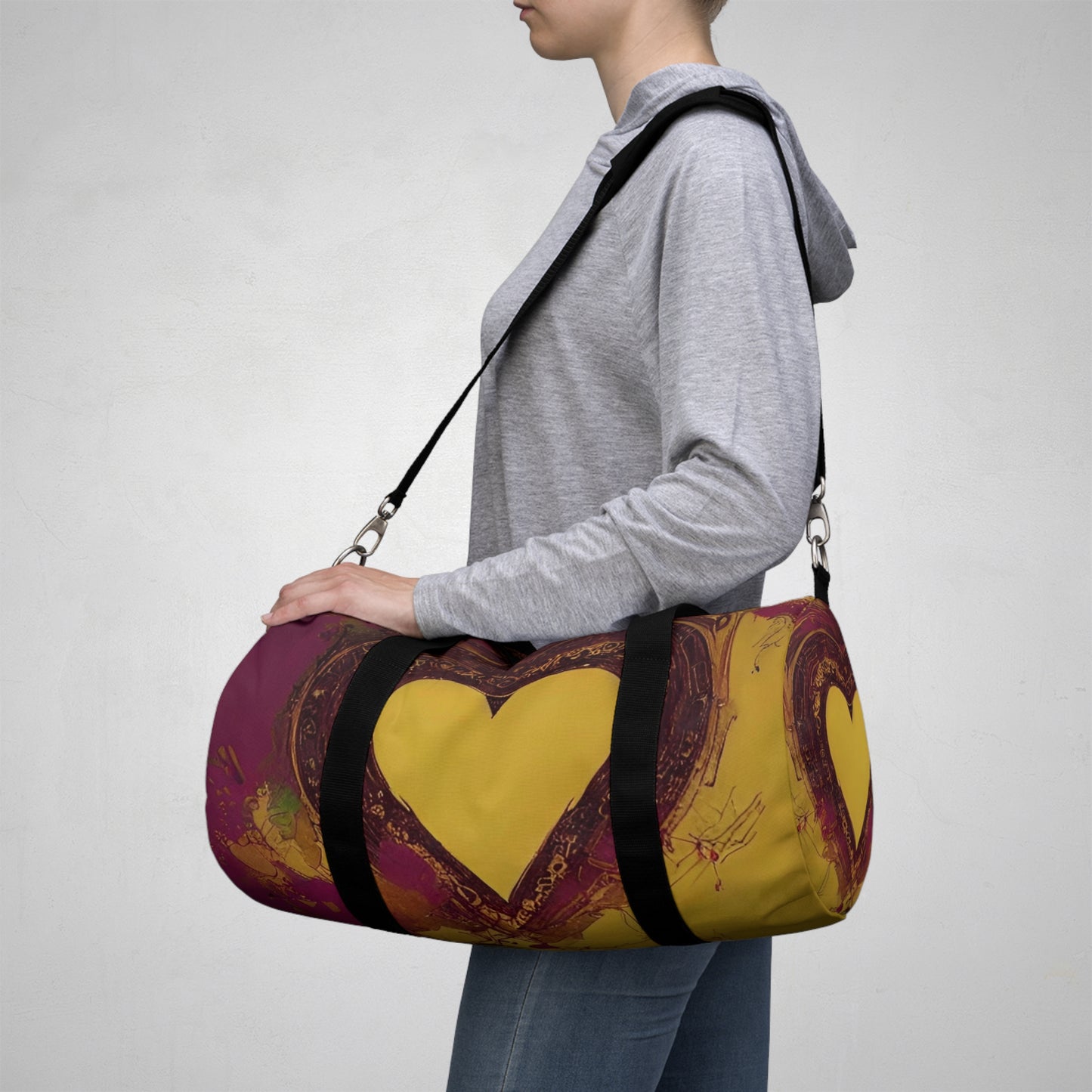 Duffel Bag: BALEIJO Golden Heart Collection