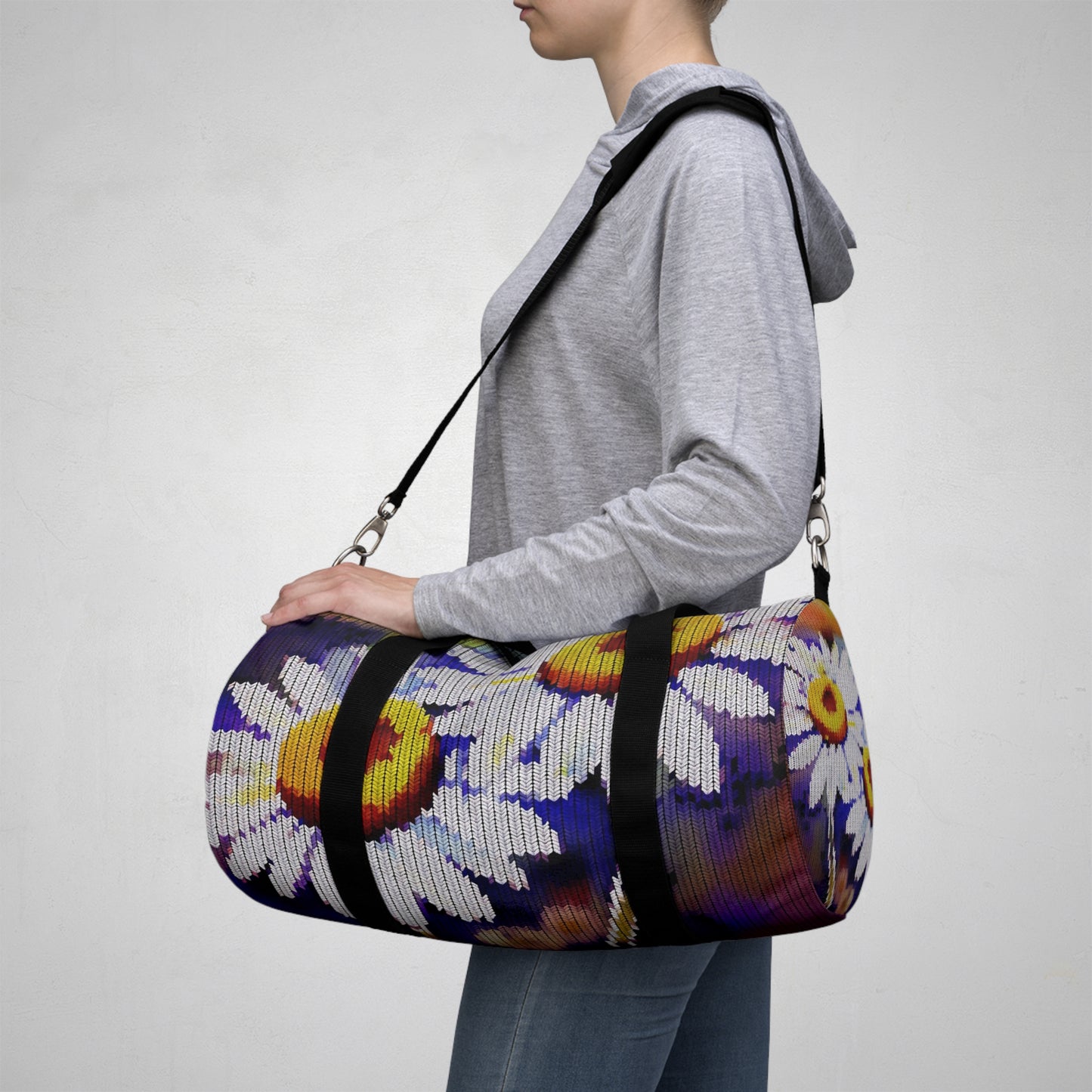 Duffel Bag: BALEIJO Knitastic Daisies Collection 01