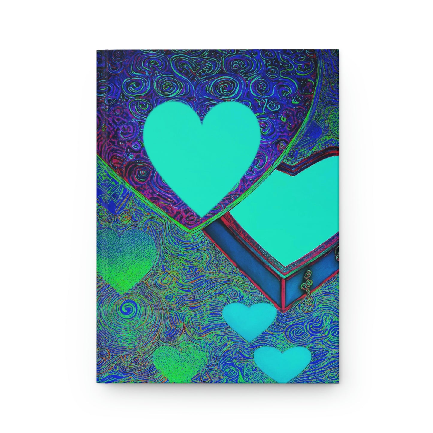Hardcover Travel Journal Matte: BALEIJO Sea of Hearts Collection