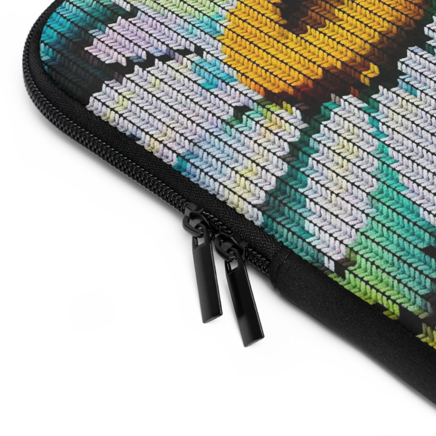 Laptop Sleeve: BALEIJO Knitastic Daisies Collection 02
