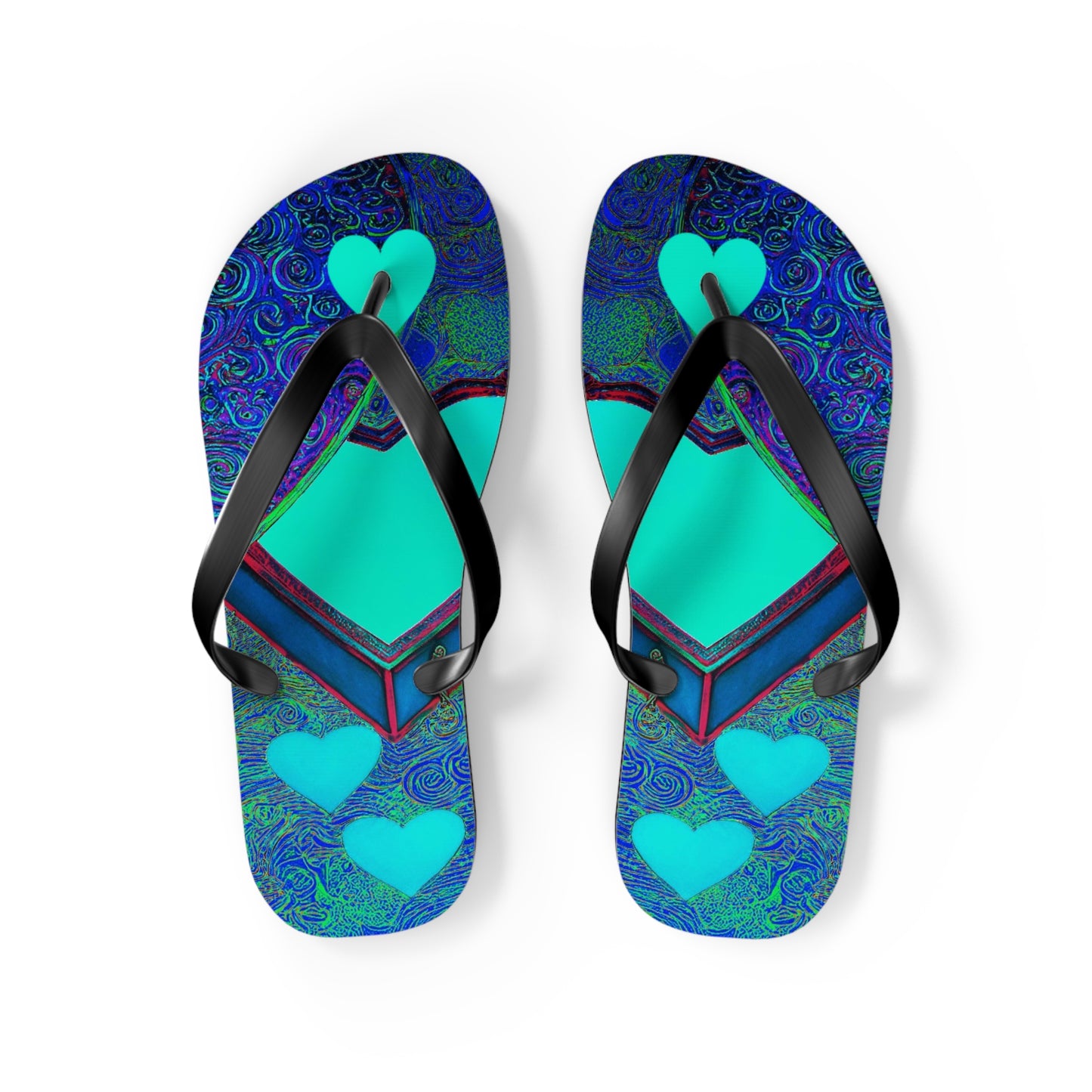 Flip Flops: BALEIJO Sea of Hearts Collection