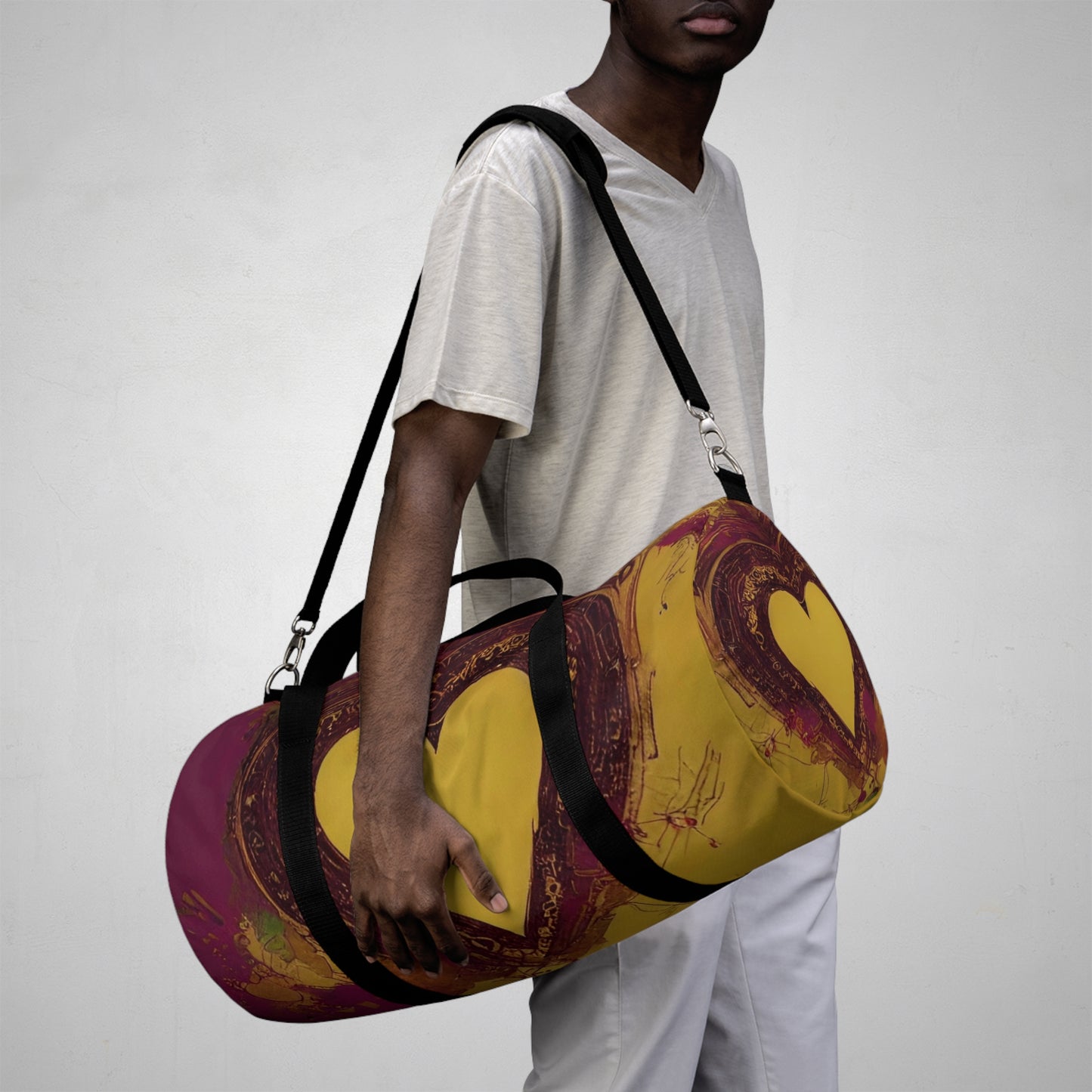 Duffel Bag: BALEIJO Golden Heart Collection