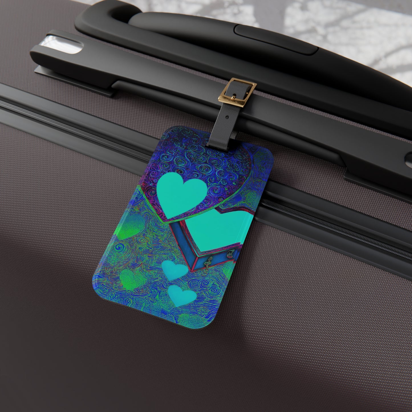 Luggage Tag ID: BALEIJO Sea of Hearts Collection