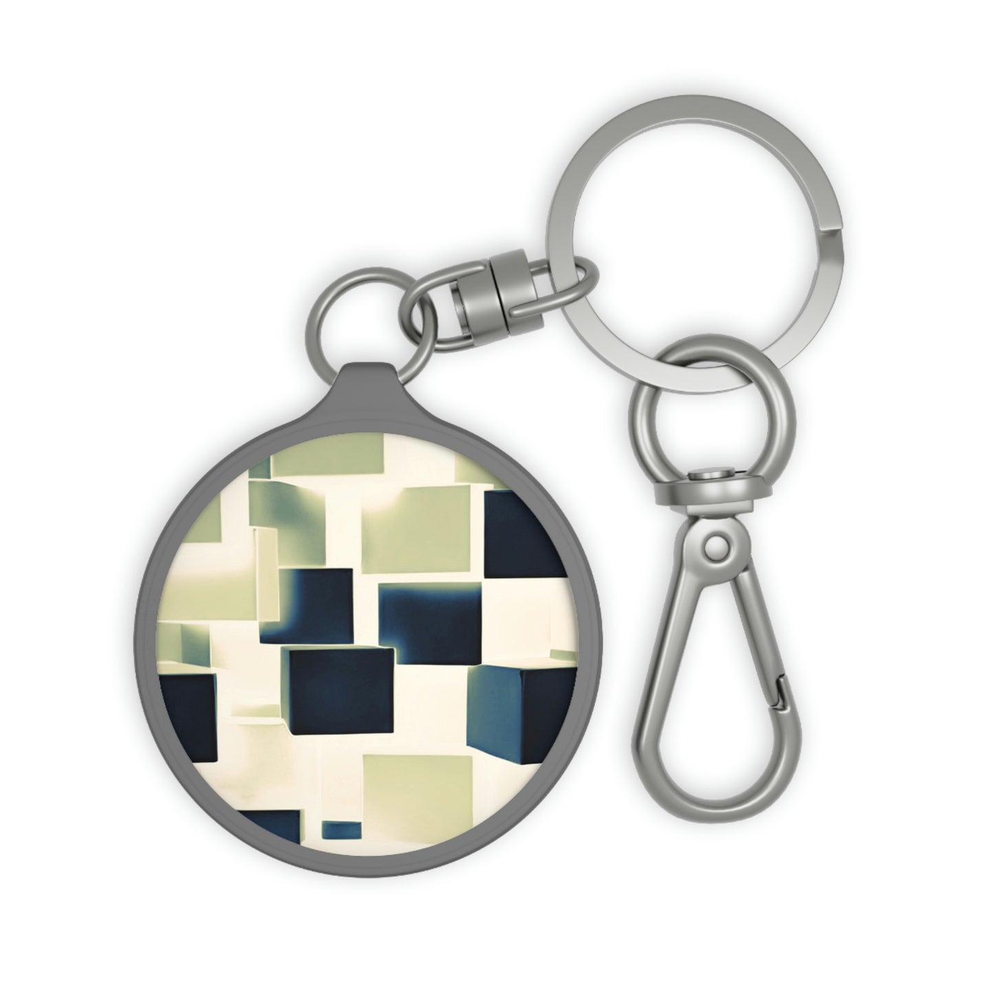 Keyring Tag: BALEIJO Block Pattern Collection 02