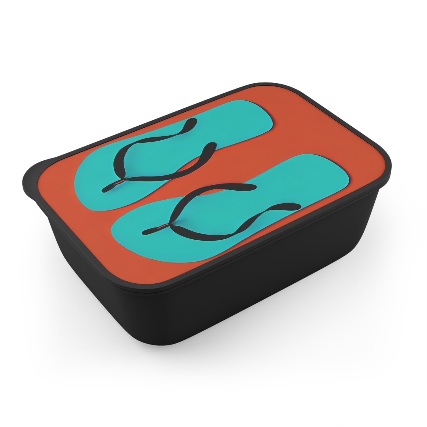 PLA Bento Box with Band and Utensils: BALEIJO Toes Out Collection