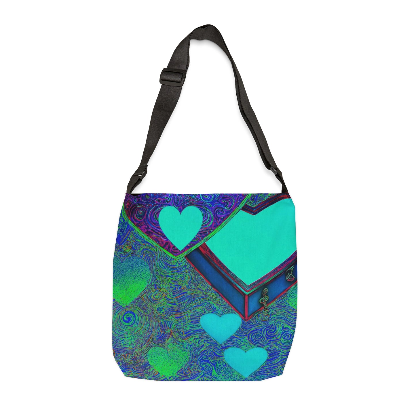 Gym Tote Bag: BALEIJO Sea of Hearts Collection