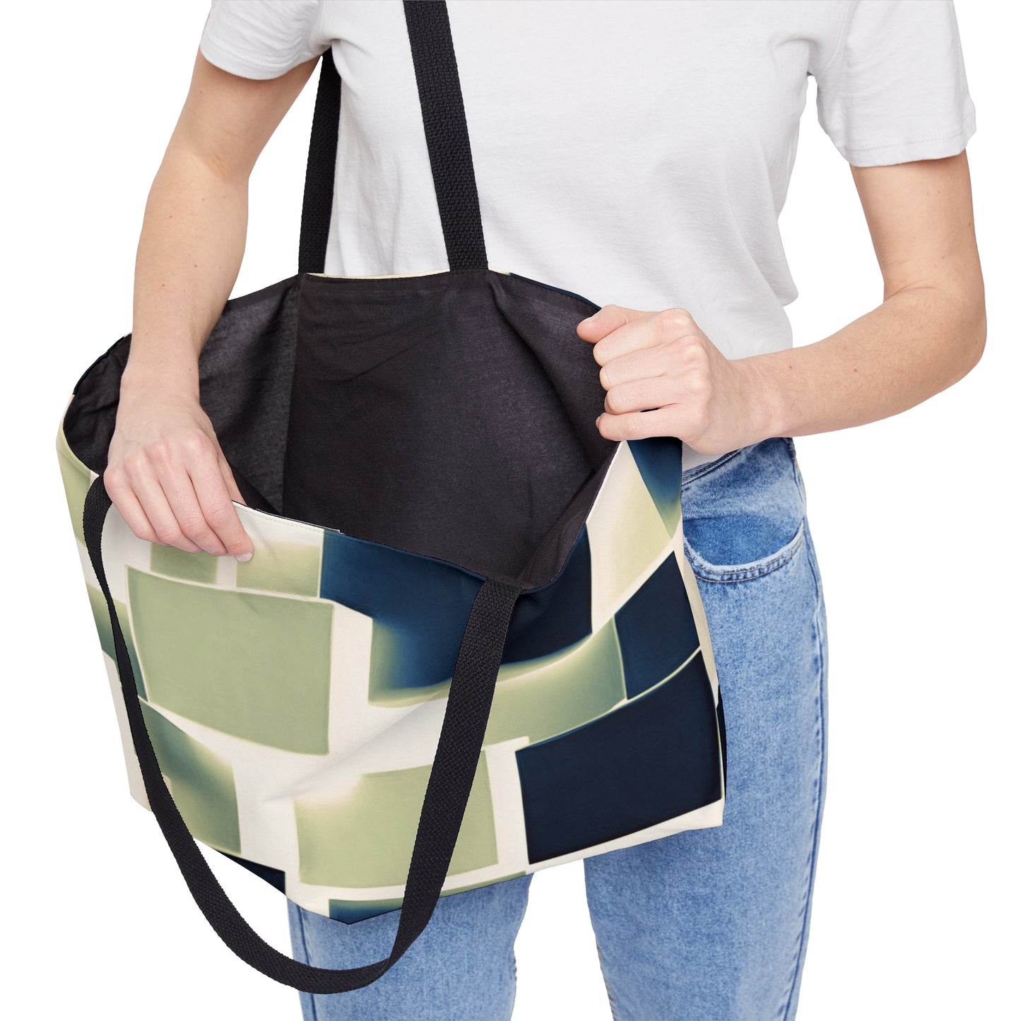 Weekender Tote Bag: BALEIJO Block Pattern Collection 02