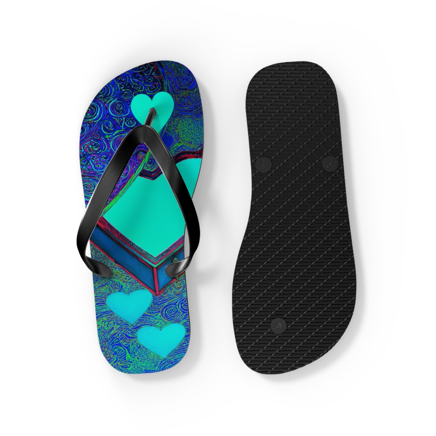Flip Flops: BALEIJO Sea of Hearts Collection