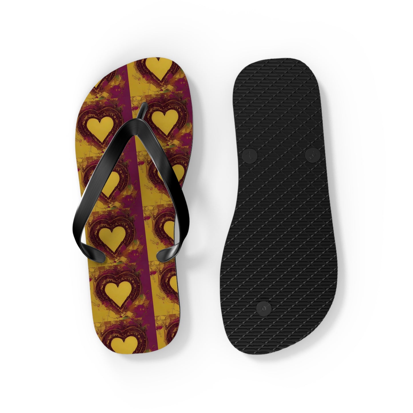 Flip Flops: BALEIJO Golden Heart Collection