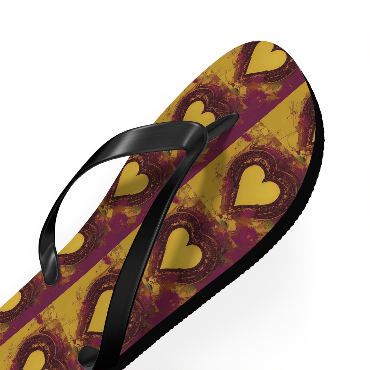 Flip Flops: BALEIJO Golden Heart Collection