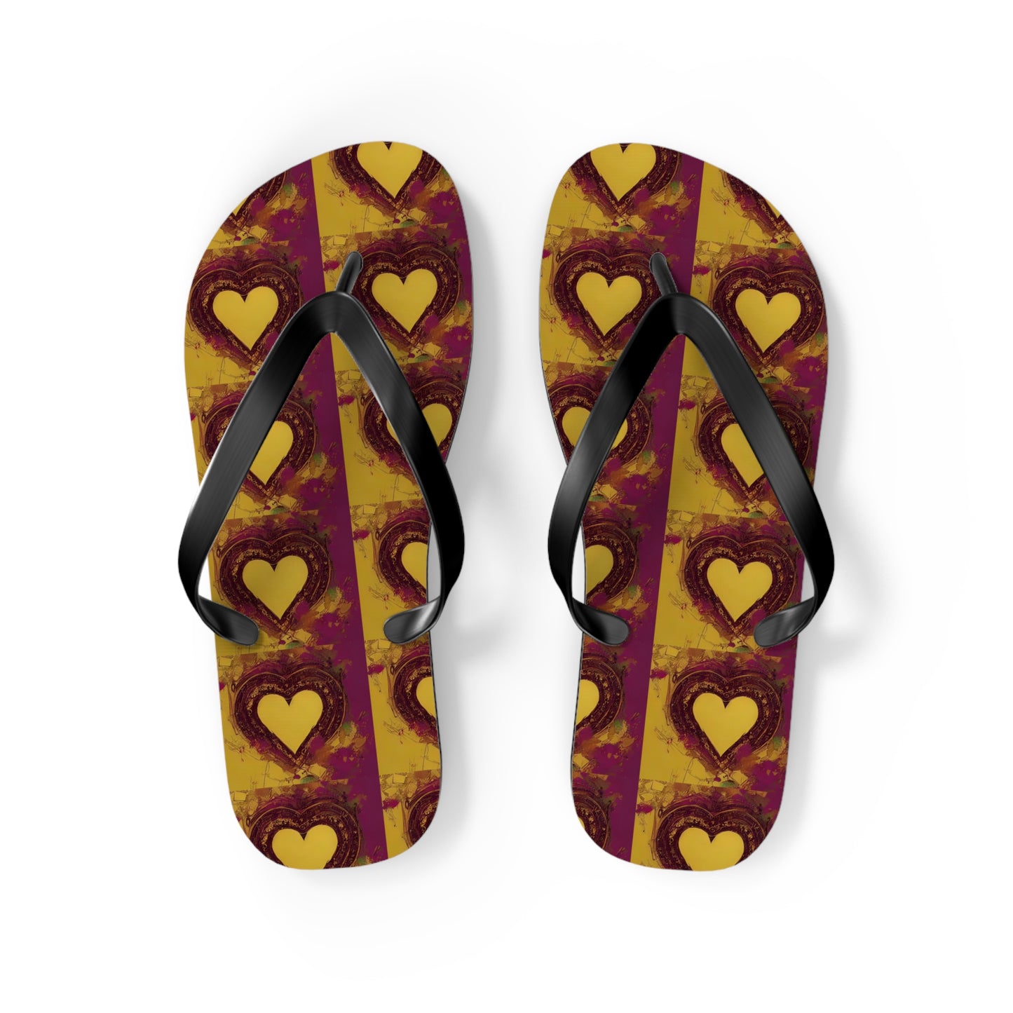 Flip Flops: BALEIJO Golden Heart Collection