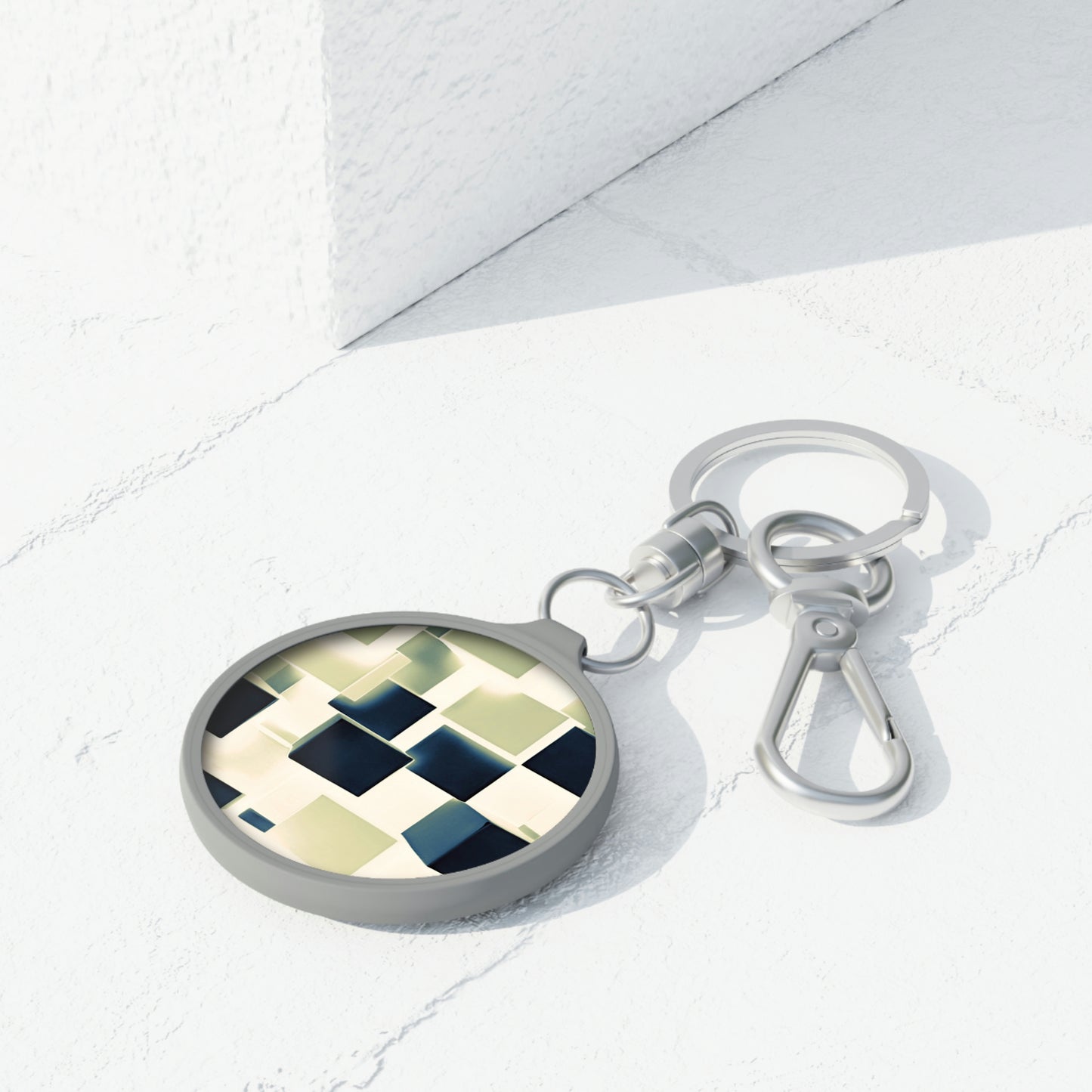 Keyring Tag: BALEIJO Block Pattern Collection 02