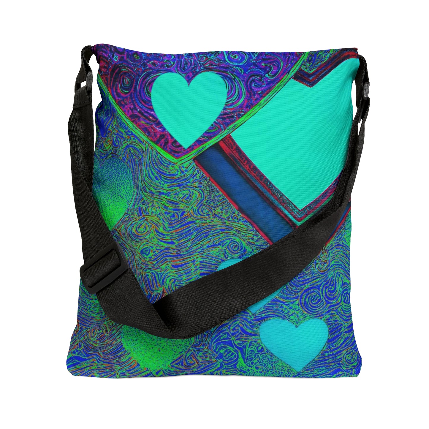 Gym Tote Bag: BALEIJO Sea of Hearts Collection