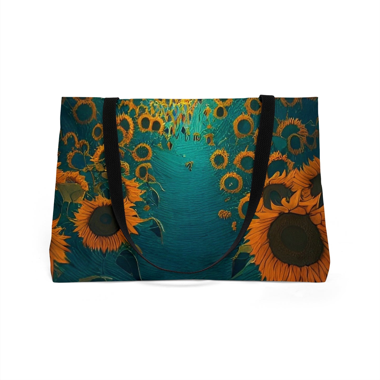 Weekender Tote Bag: BALEIJO Walk Among the Sunflowers Collection