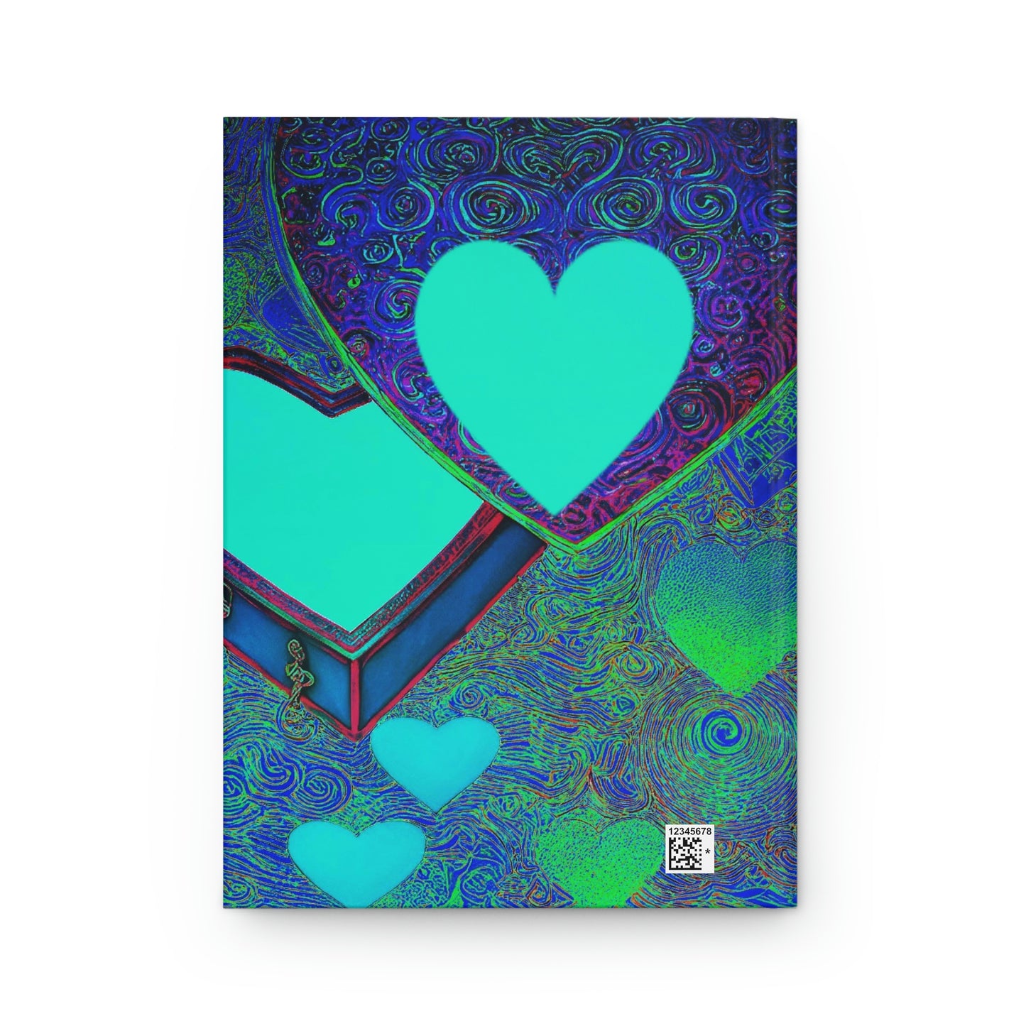 Hardcover Travel Journal Matte: BALEIJO Sea of Hearts Collection
