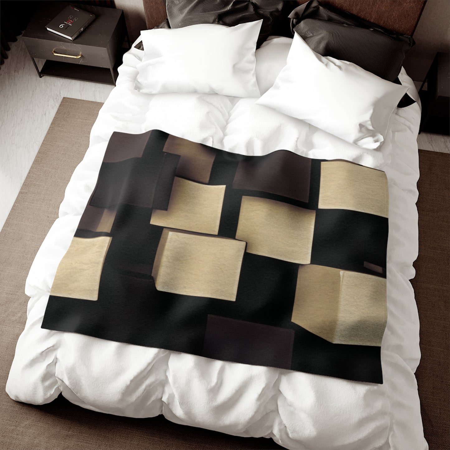 Sweatshirt Blanket: BALEIJO Block Pattern Collection 01