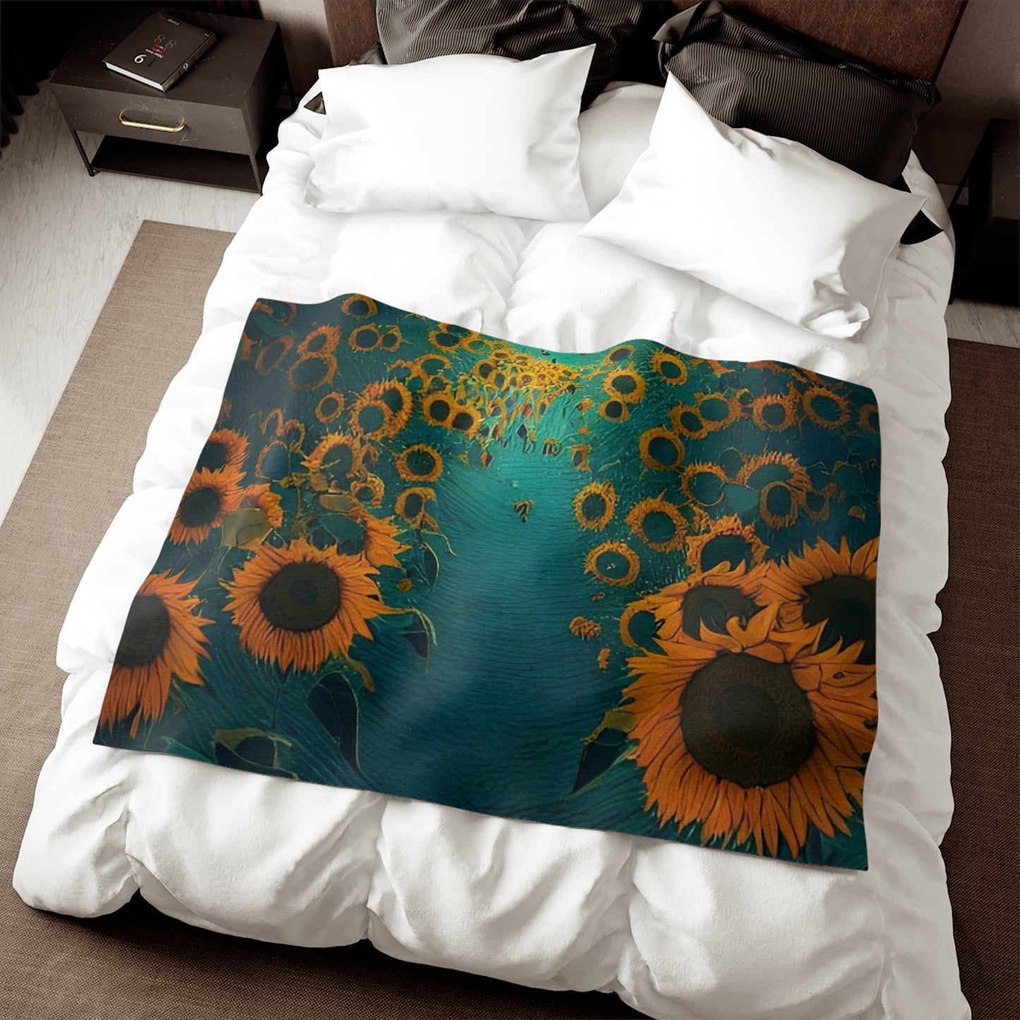 Sweatshirt Blanket: BALEIJO Walk Among the Sunflowers Collection