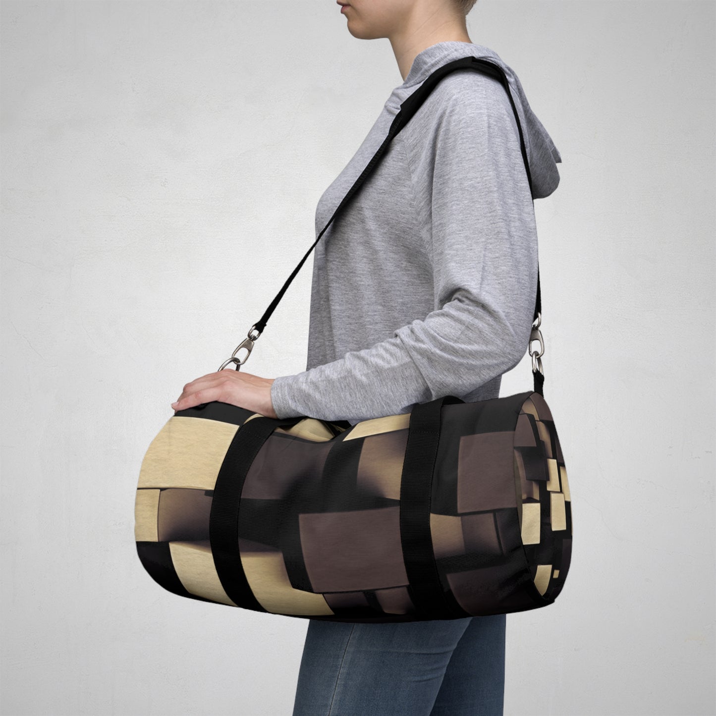 Duffel Bag: BALEIJO Block Pattern Collection 01