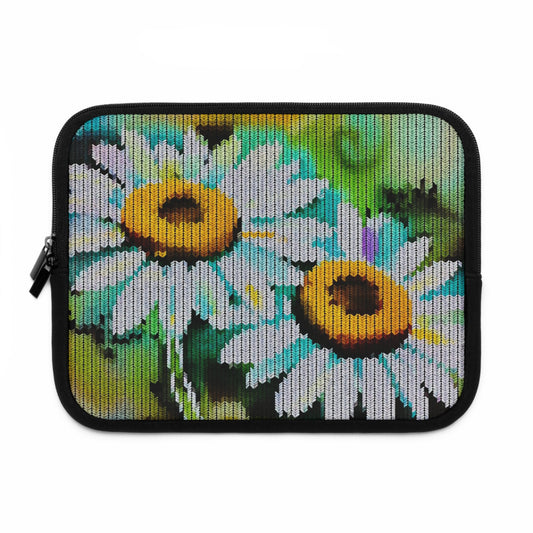 Laptop Sleeve: BALEIJO Knitastic Daisies Collection 02