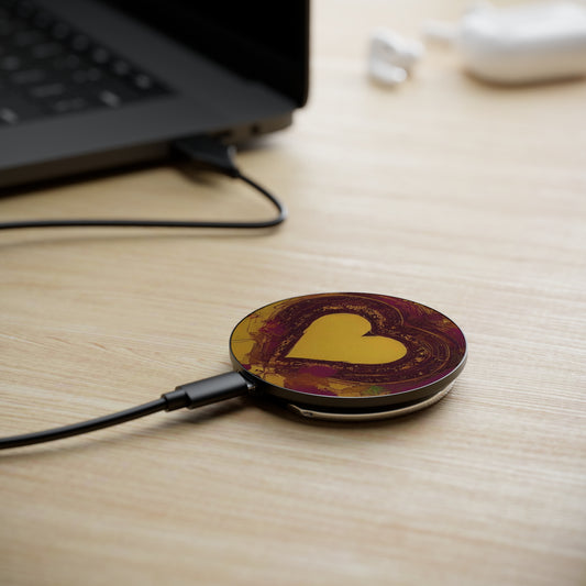 Magnetic Induction Charger: BALEIJO Golden Heart Collection