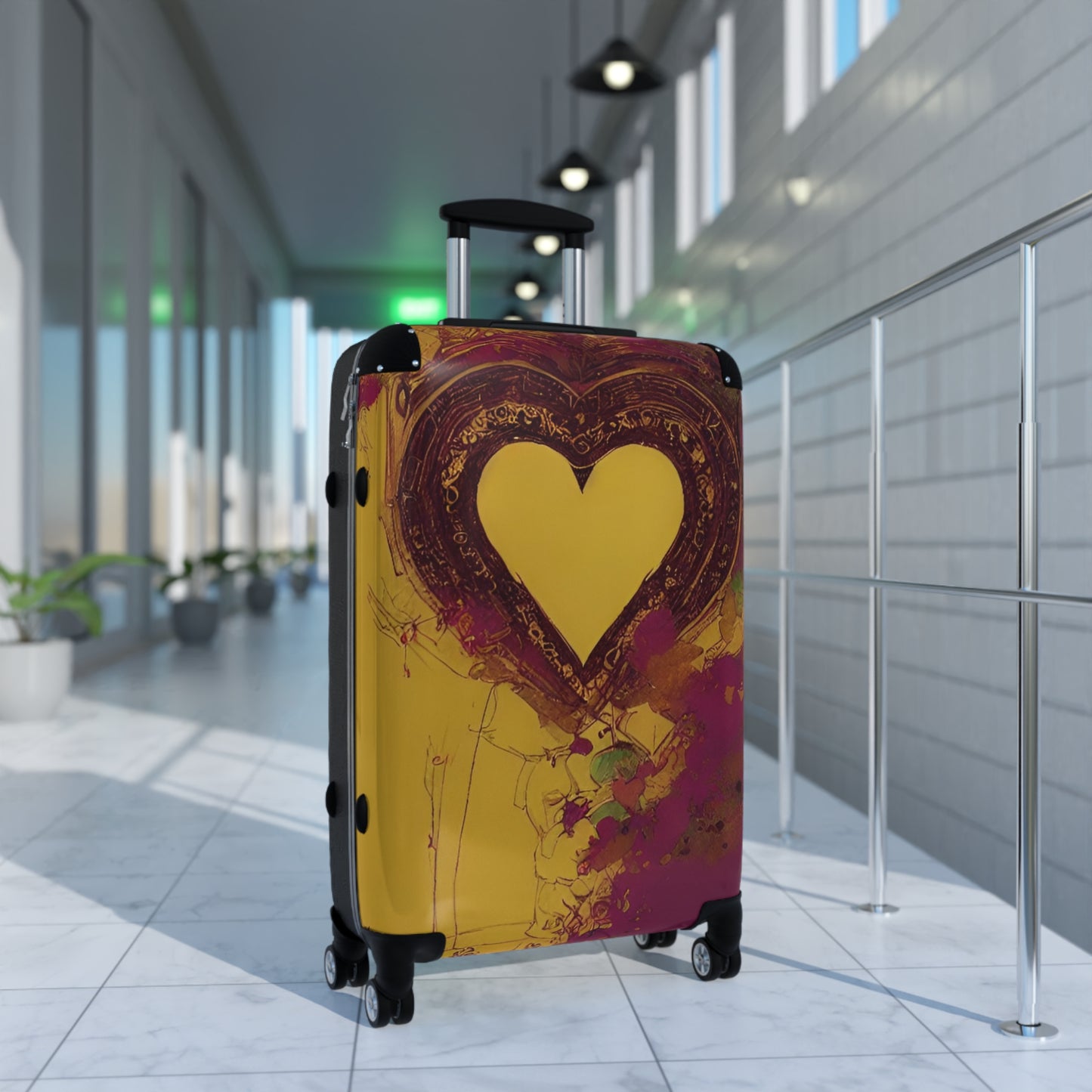 Suitcase: BALEIJO Golden Heart Collection