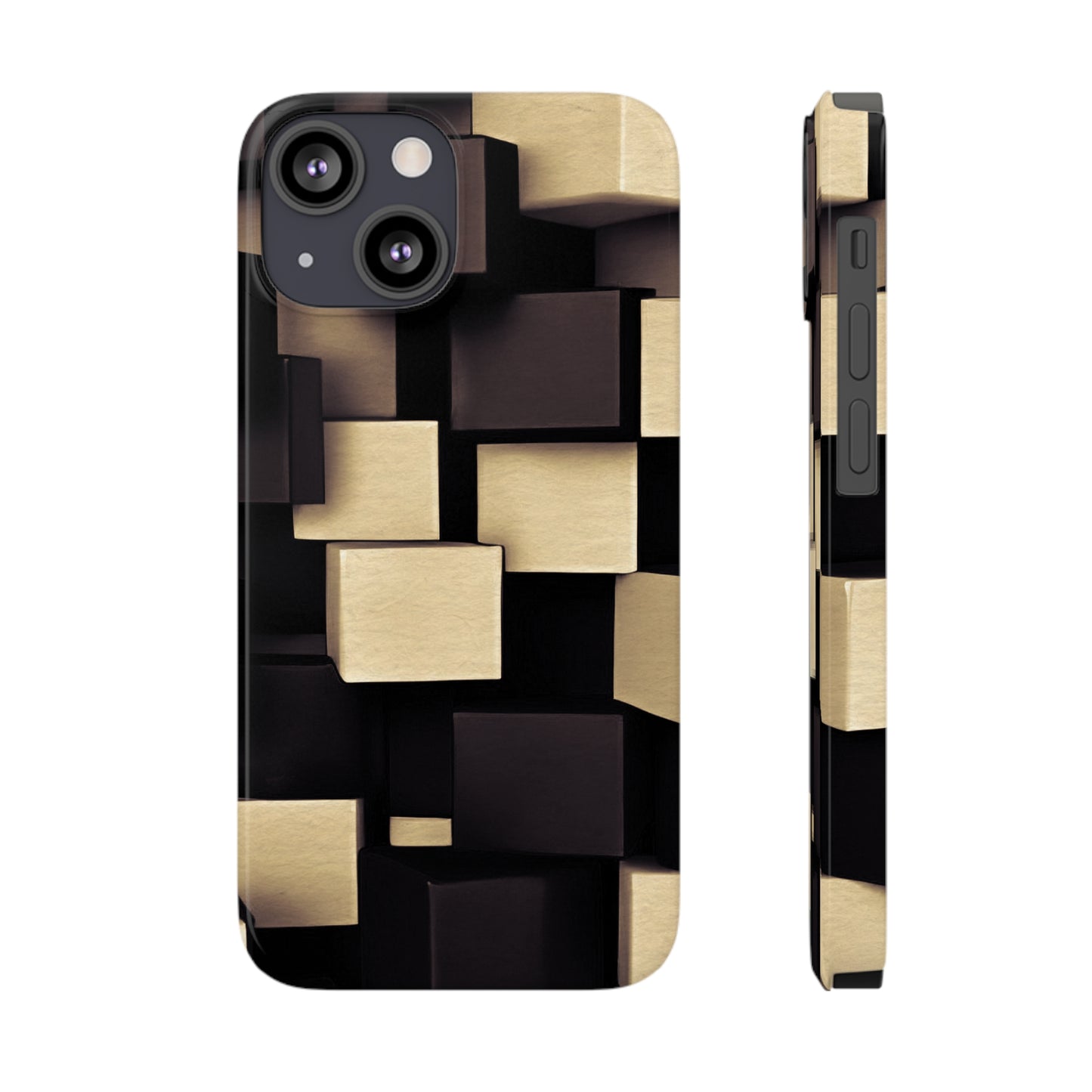 Slim Phone Cases: BALEIJO Block Pattern Collection 01