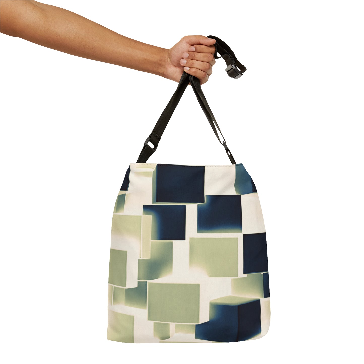 Adjustable Tote Bag: BALEIJO Block Pattern Collection 02