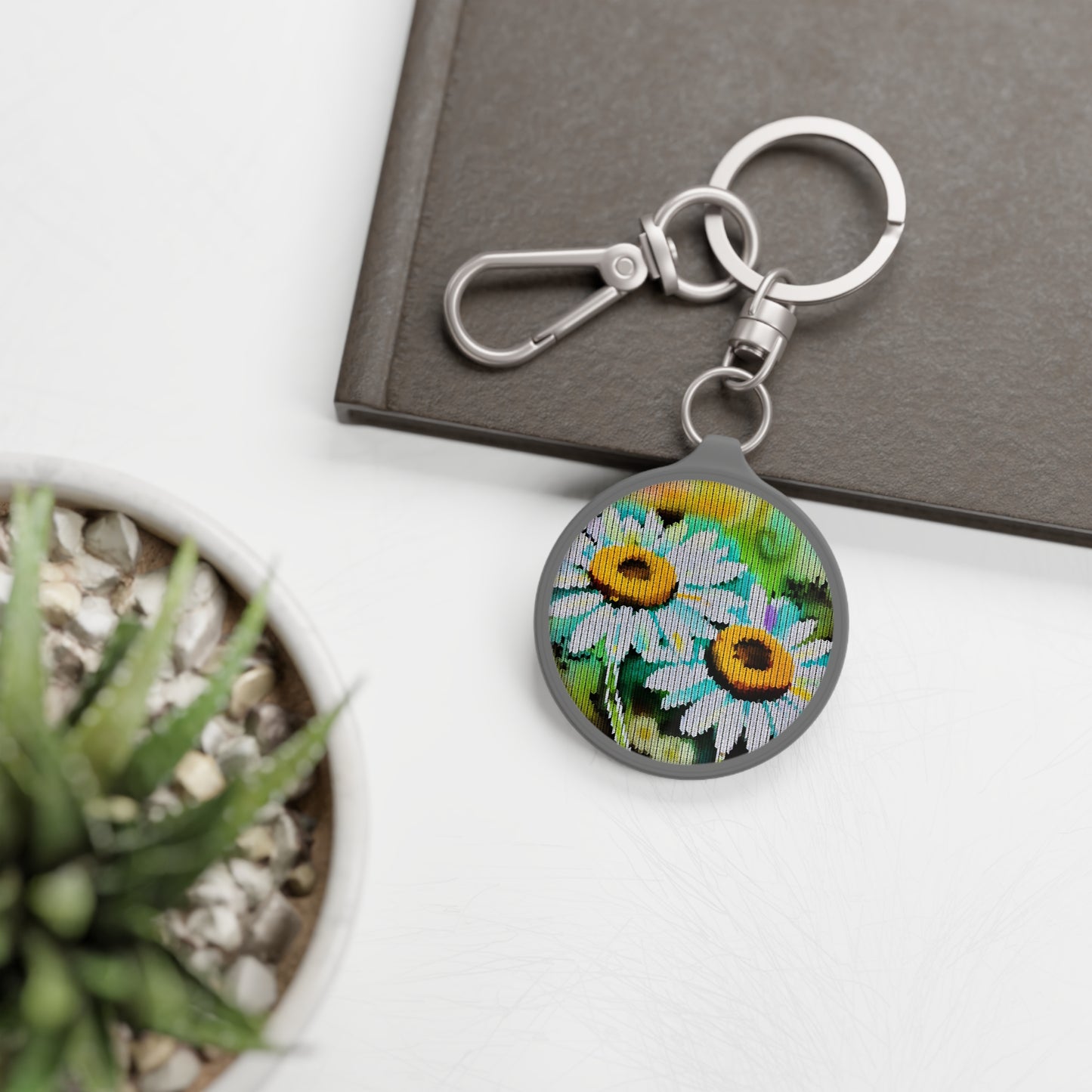 Keyring Tag: BALEIJO Knitastic Daisies Collection 02