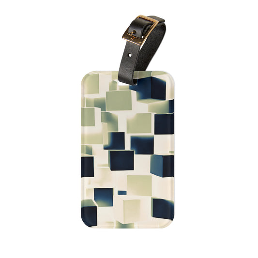 Luggage Tag ID: BALEIJO Block Pattern Collection 02