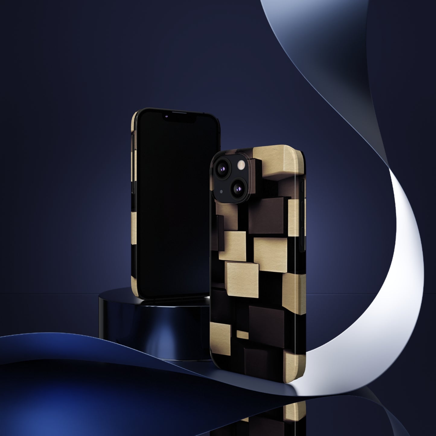 Slim Phone Cases: BALEIJO Block Pattern Collection 01