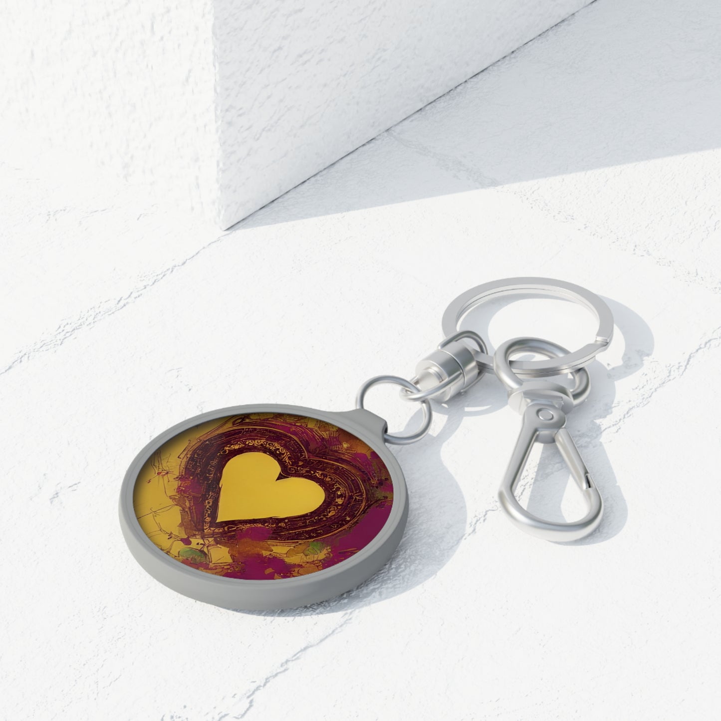 Keyring Tag: BALEIJO Golden Heart Collection