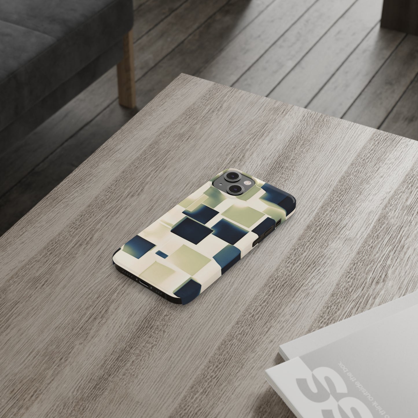 Slim Phone Cases: BALEIJO Block Pattern Collection 02