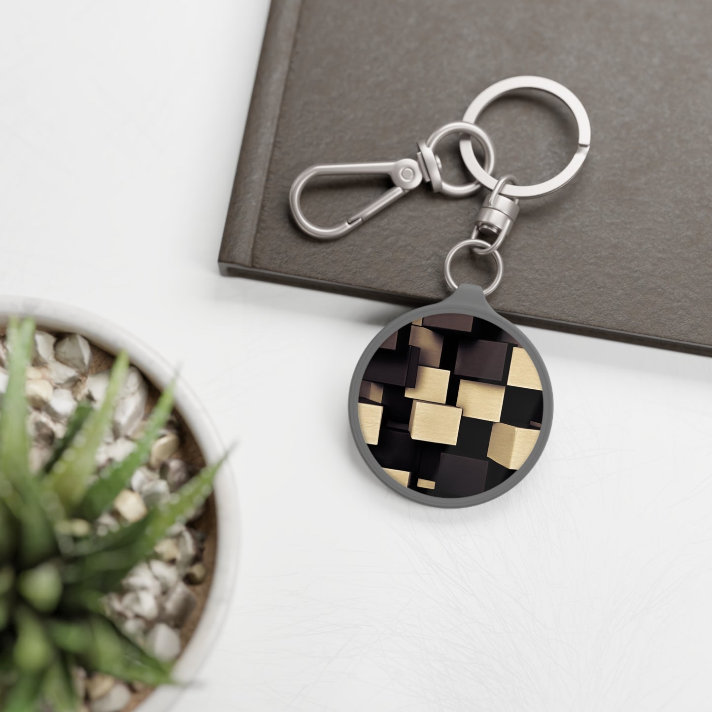 Keyring Tag: BALEIJO Block Pattern Collection 01