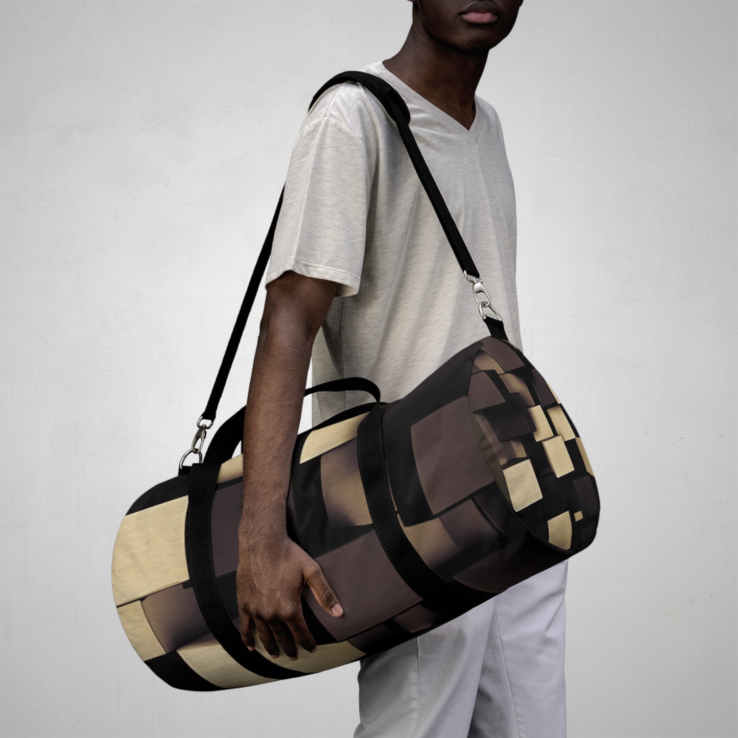 Duffel Bag: BALEIJO Block Pattern Collection 01