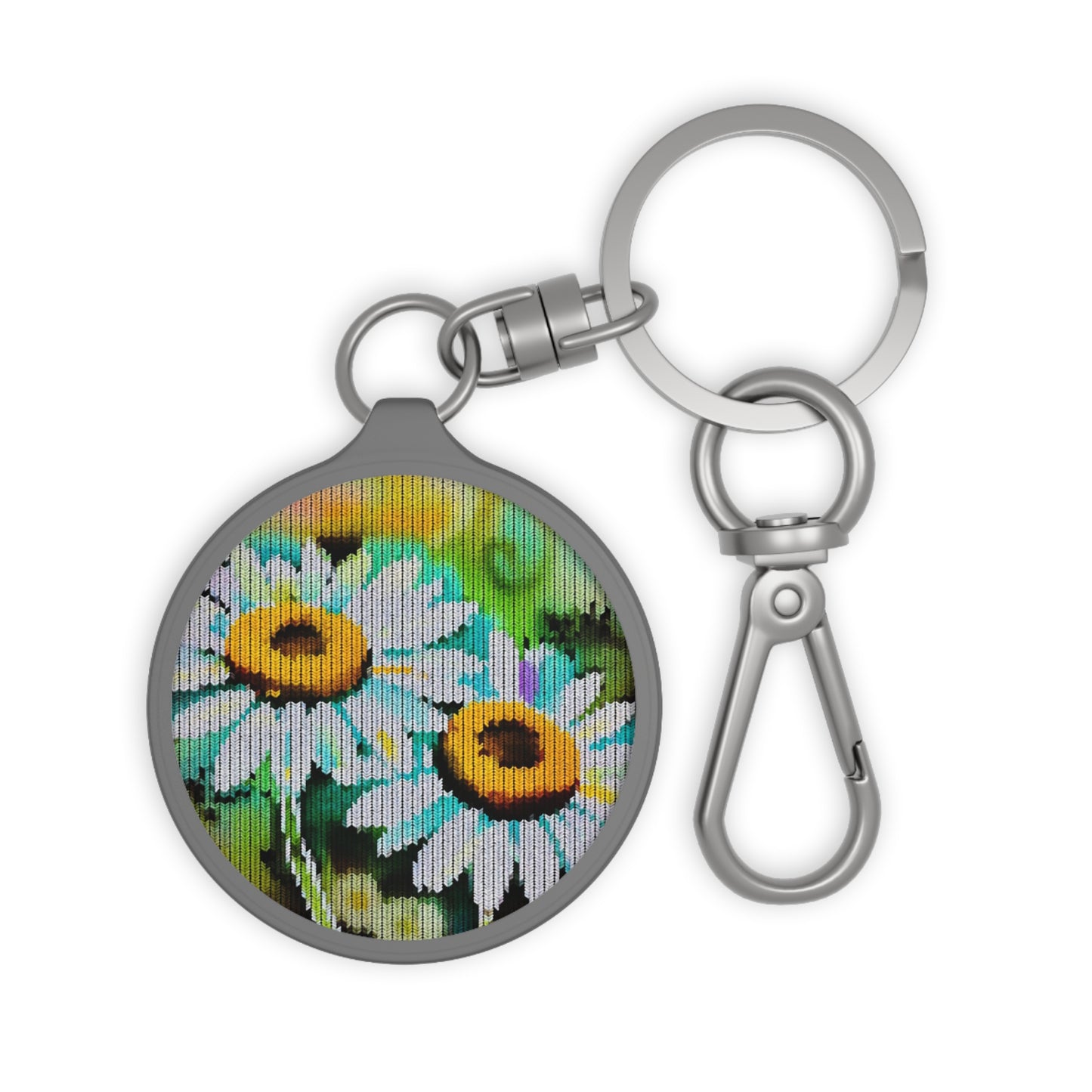 Keyring Tag: BALEIJO Knitastic Daisies Collection 02