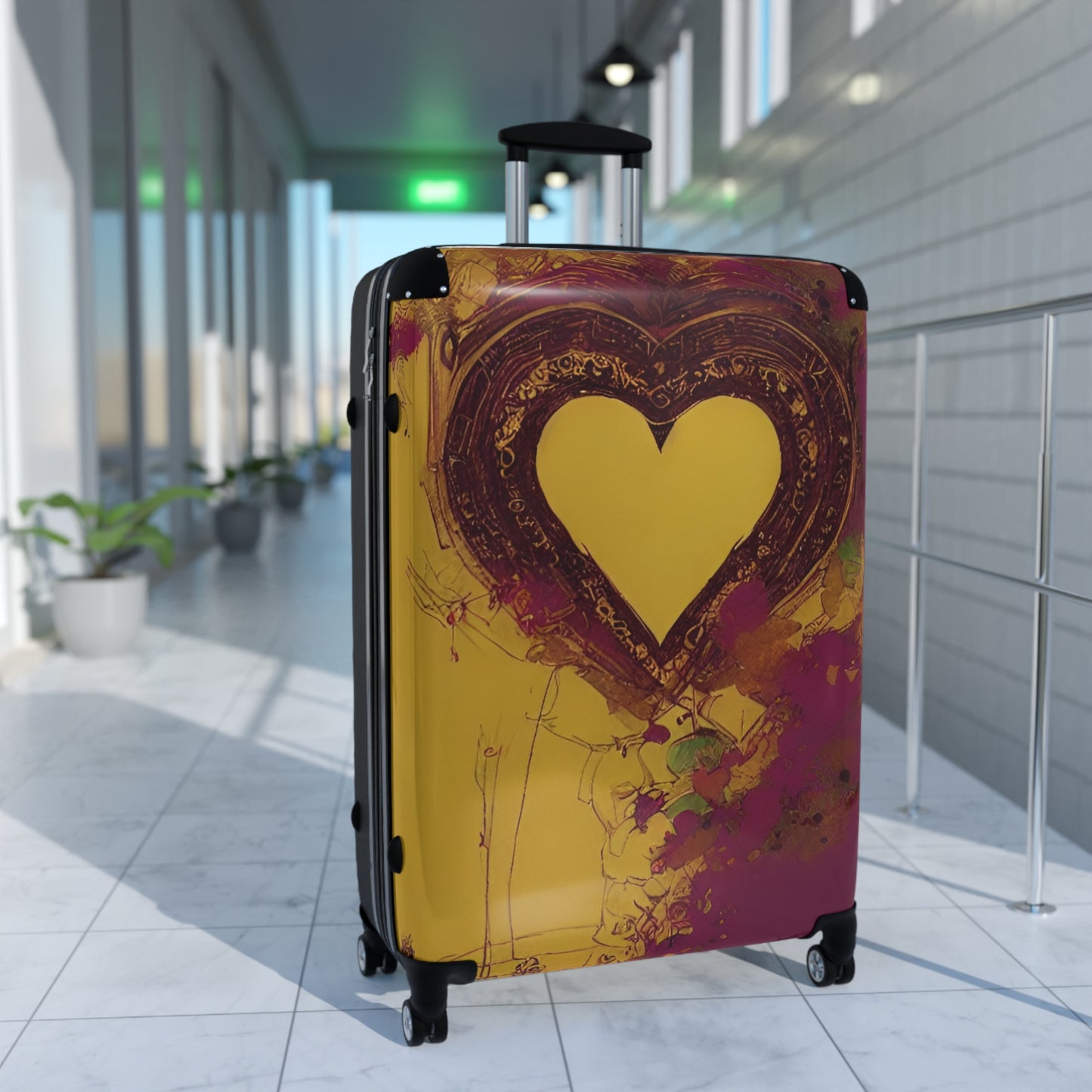 Suitcase: BALEIJO Golden Heart Collection