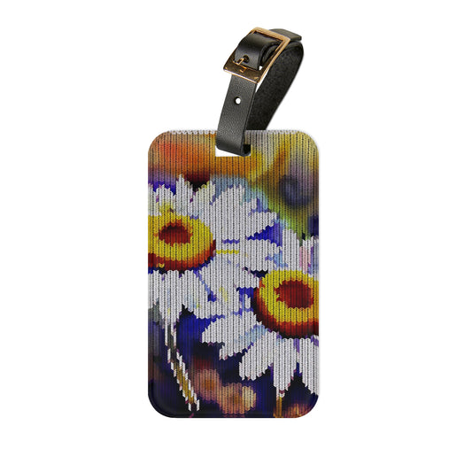 Luggage Tag ID: BALEIJO Knitastic Daisies Collection 01