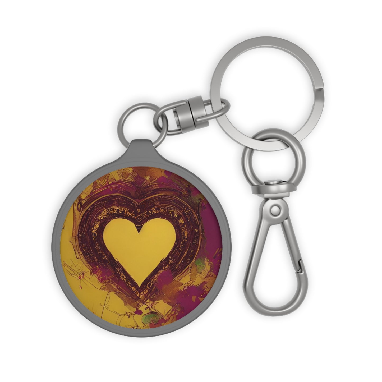 Keyring Tag: BALEIJO Golden Heart Collection