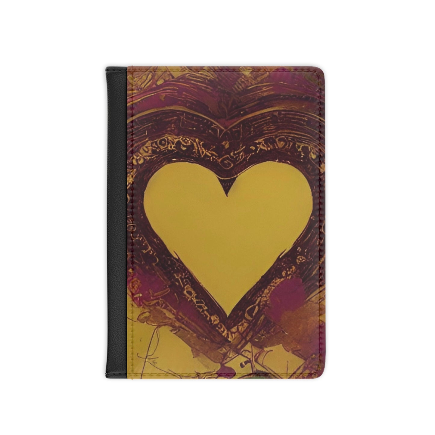 Passport Cover: BALEIJO Golden Heart Collection