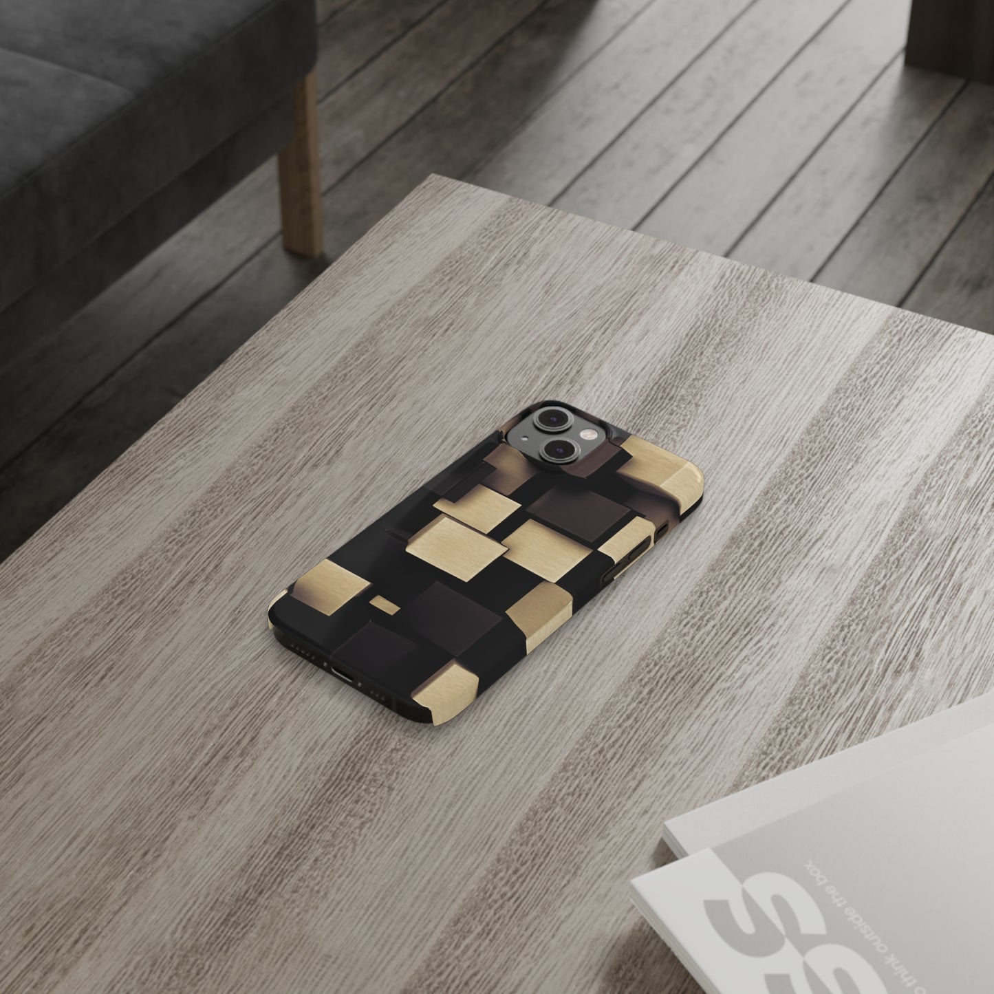 Slim Phone Cases: BALEIJO Block Pattern Collection 01