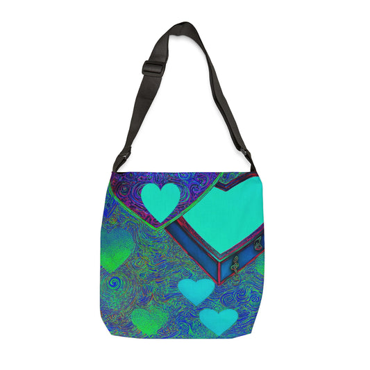 Adjustable Tote Bag: BALEIJO Sea of Hearts Collection