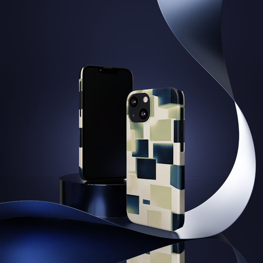Slim Phone Cases: BALEIJO Block Pattern Collection 02