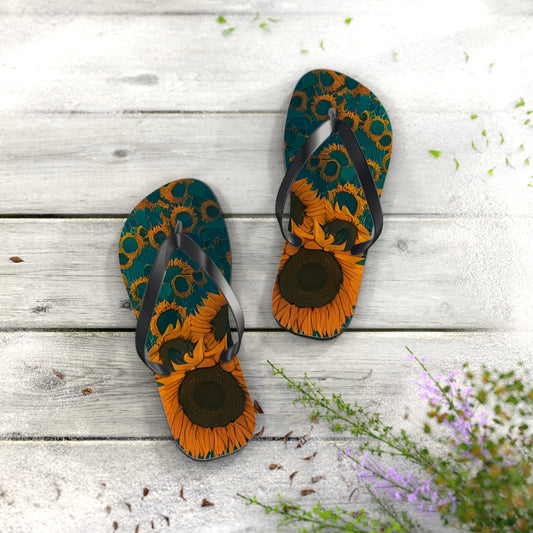 Flip Flops: BALEIJO Walk Among the Sunflowers Collection