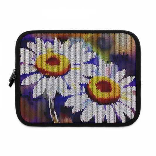 Laptop Sleeve: BALEIJO Knitastic Daisies Collection 01