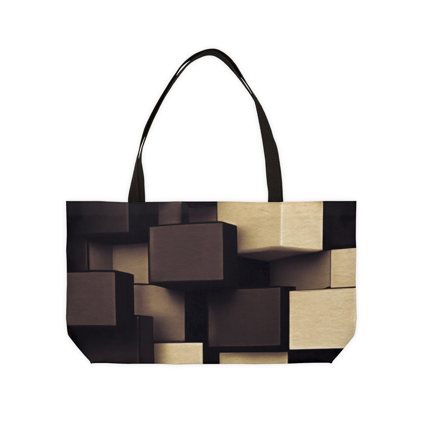 Weekender Tote Bag: BALEIJO Block Pattern Collection 01