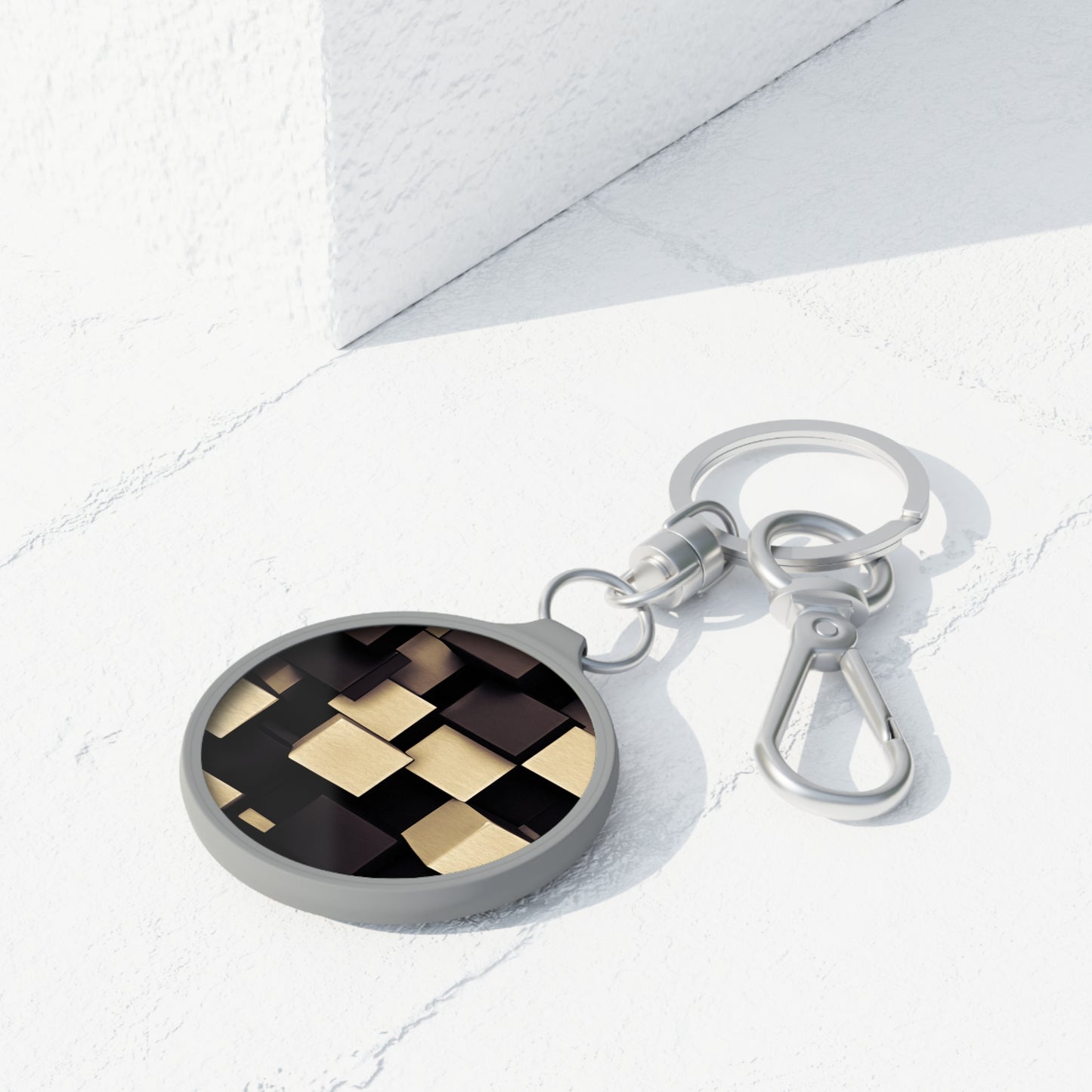 Keyring Tag: BALEIJO Block Pattern Collection 01